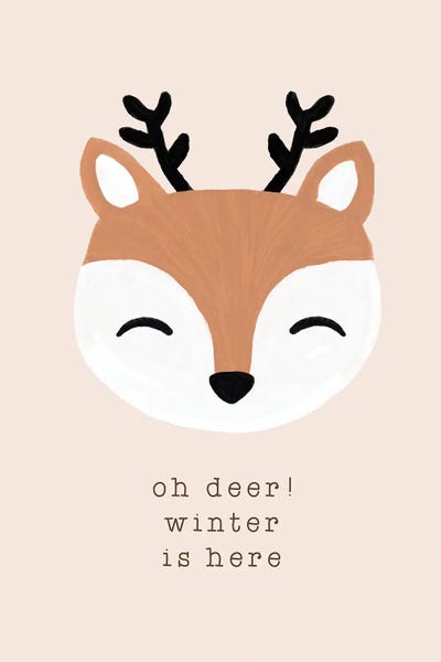 Oh Deer Winter Is Here by Orara Studio multi panel art