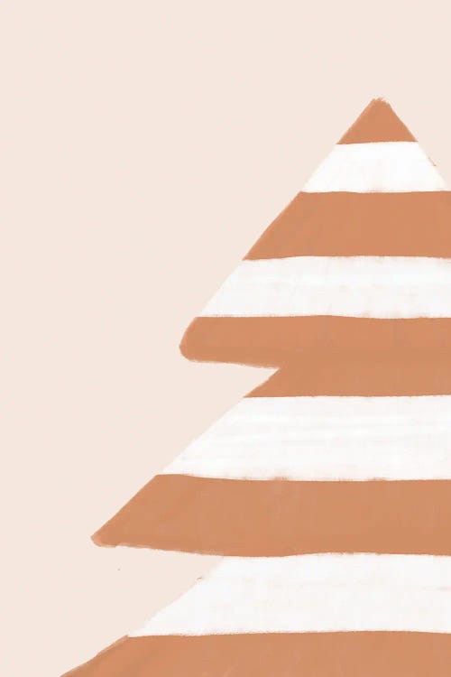 Stripey Xmas Tree by Orara Studio wall art