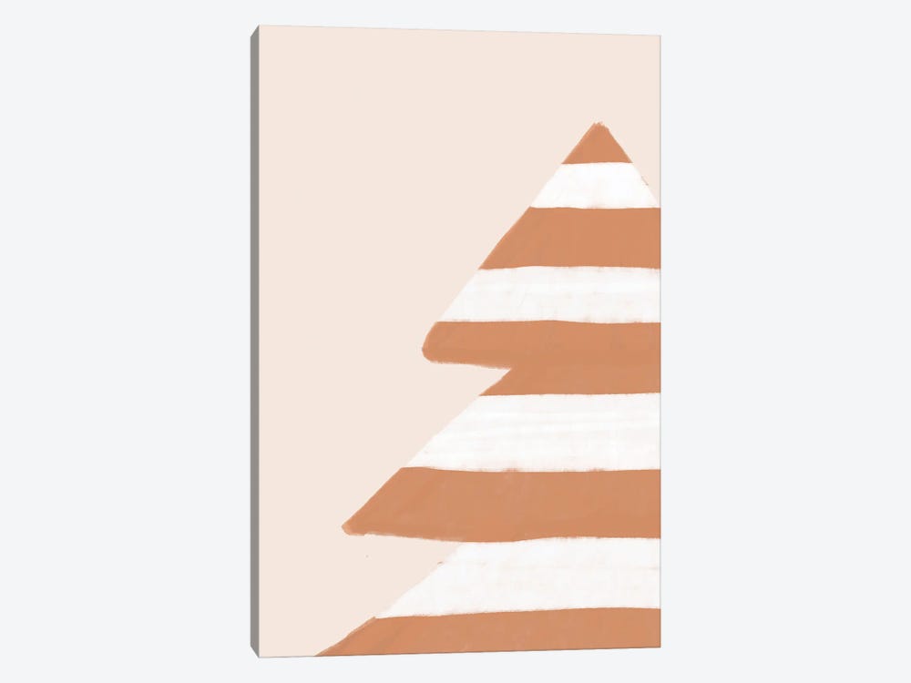 Stripey Xmas Tree by Orara Studio 1-piece Canvas Print