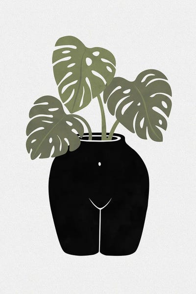 Monsteras: Body-Tanical Vase by Orara Studio