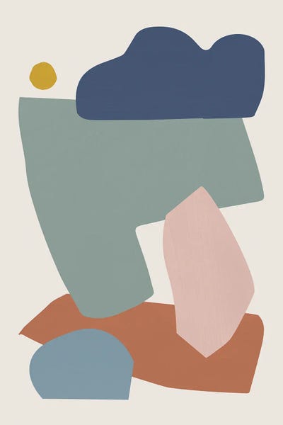 Collage Pastel I by Orara Studio canvas print