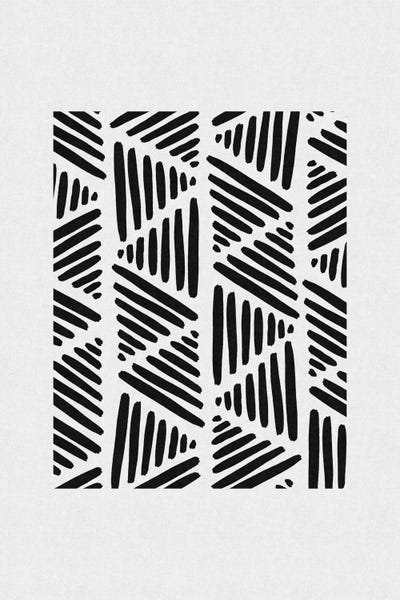 Black & White Minimalist Décor: B&W Abstract I by Orara Studio