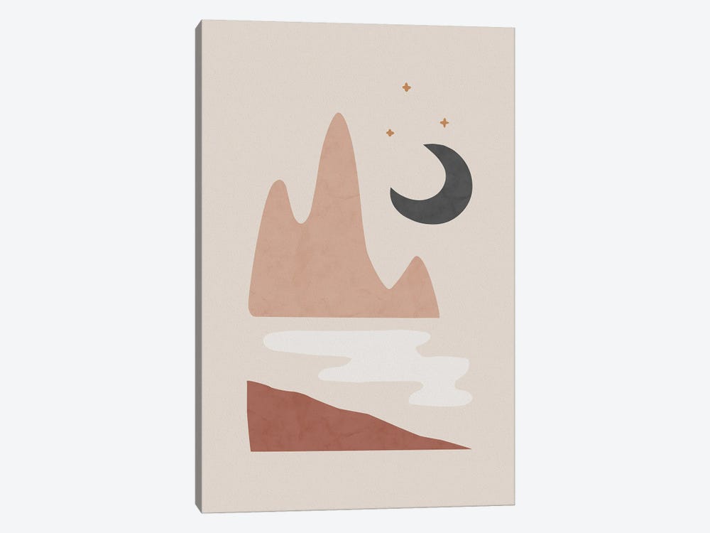 Landscape & Moon by Orara Studio 1-piece Canvas Print
