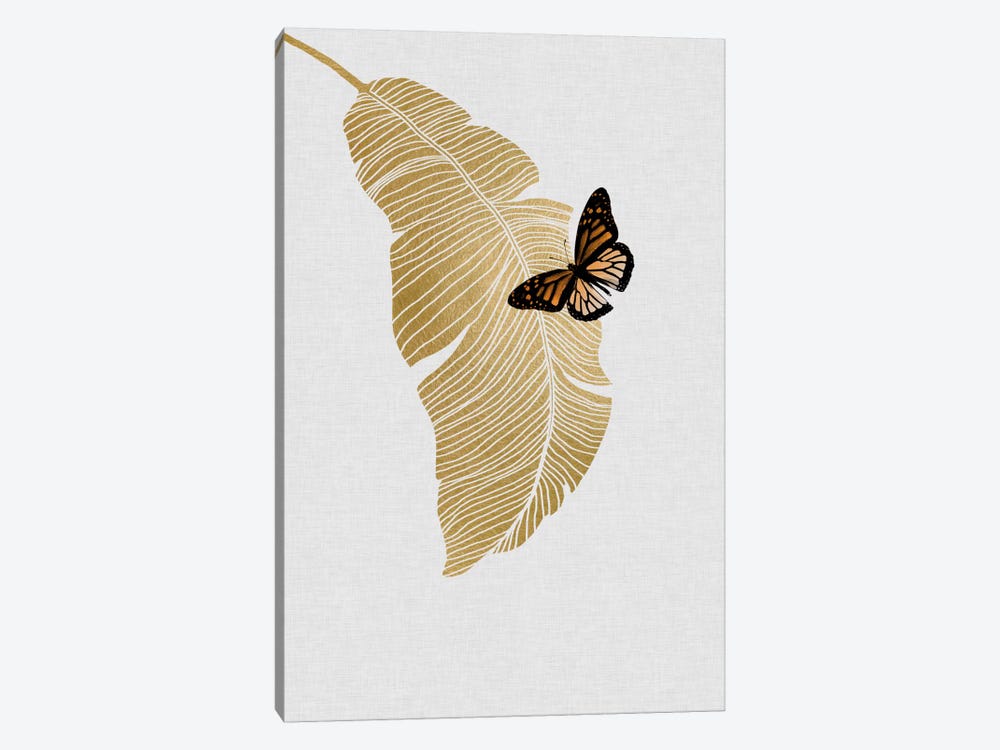 Butterfly & Palm by Orara Studio 1-piece Canvas Art Print