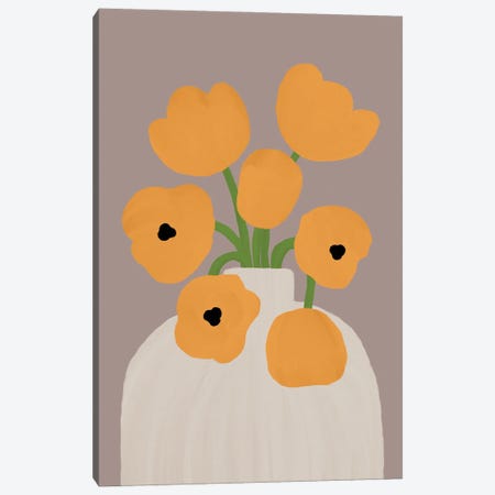 Yellow Flowers Canvas Print #ORA433} by Orara Studio Canvas Art