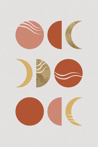 Bohemian Moon Phases by Orara Studio gallery poster
