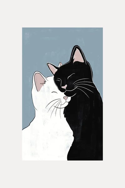 Fine Art Print: Cat Love by Orara Studio