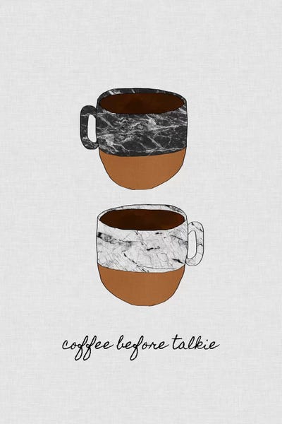 Foodie: Coffee Before Talkie by Orara Studio