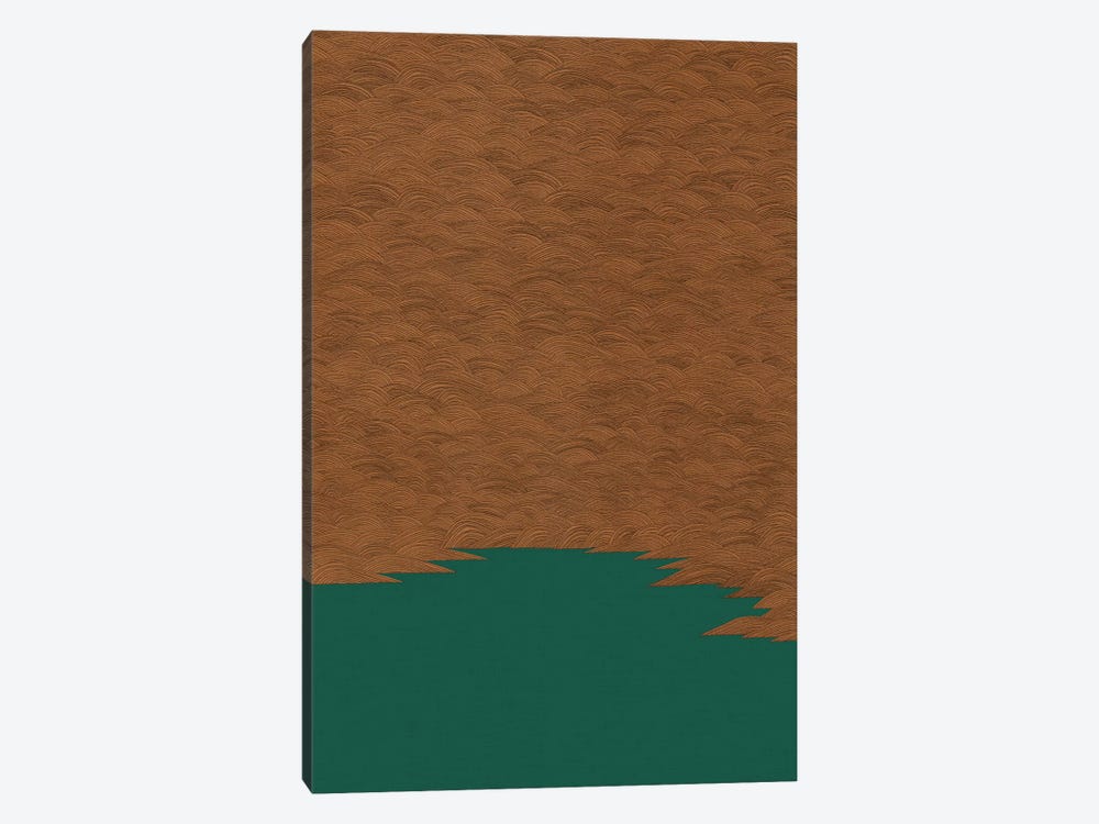 Copper & Green Abstract by Orara Studio 1-piece Canvas Artwork