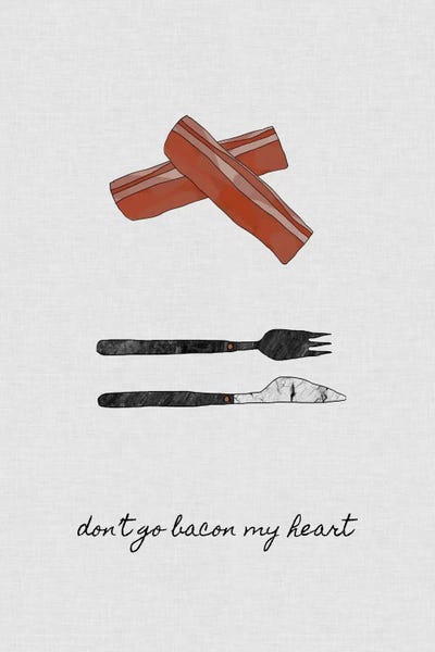 It's The Little Things: Don't Go Bacon My Heart by Orara Studio