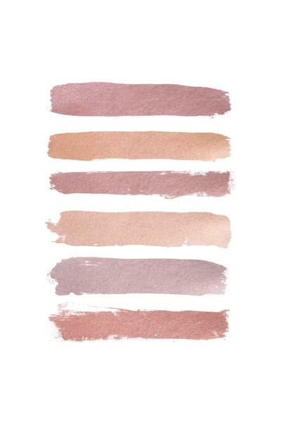 Linear Abstract: Dusty Rose Stripes by Orara Studio