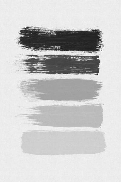 Large Modern Art - Canvas Prints: B&W Stripes by Orara Studio