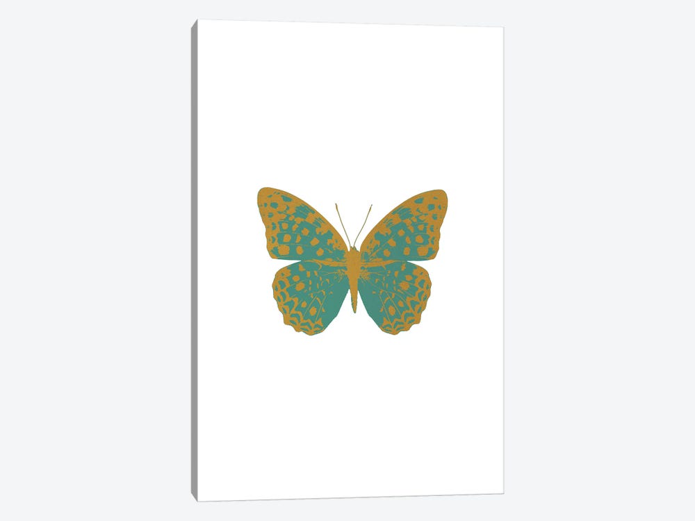 Green Butterfly by Orara Studio 1-piece Canvas Artwork