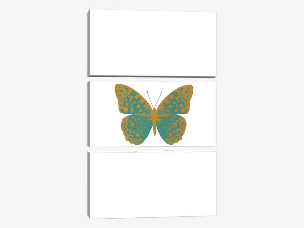 Green Butterfly by Orara Studio 3-piece Canvas Art