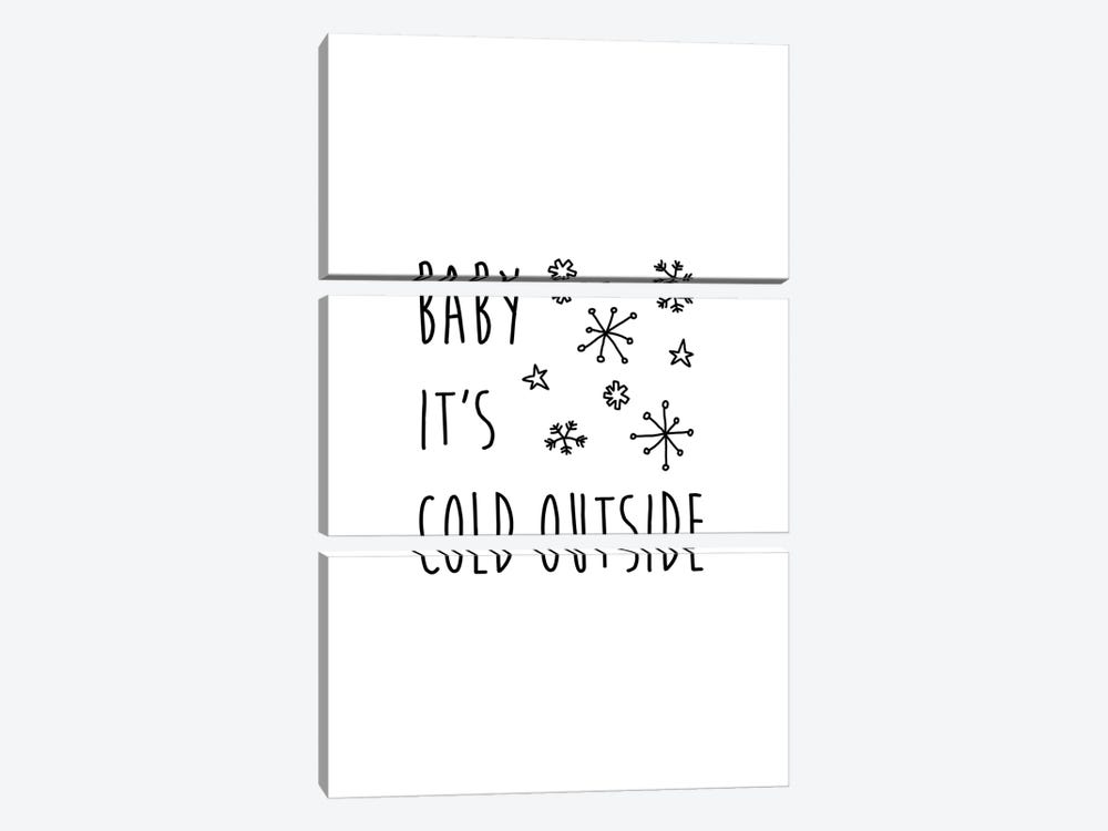 Baby It's Cold Outside by Orara Studio 3-piece Canvas Art Print