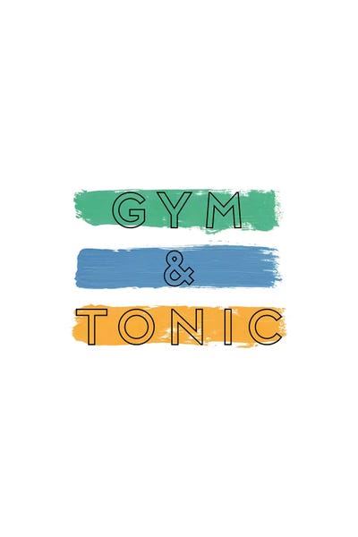 Witty Humor: Gym & Tonic by Orara Studio