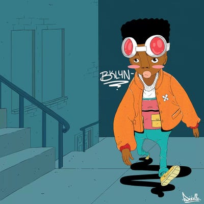 Blackboy II by Jordan Best art print