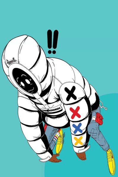 The Hundreds  by Jordan Best art print