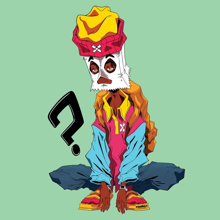 Baghead by Jordan Best wall art