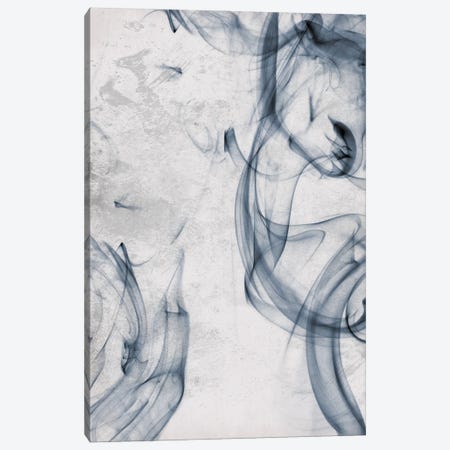 Blue Smoke Canvas Print #ORE20} by On Rei Art Print