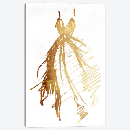 Runway Dress Canvas Print #ORE2} by On Rei Canvas Art