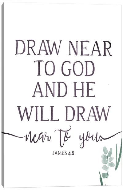 Will Draw Canvas Art Print - Bible Verse Art