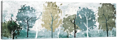 Abstract Forest Canvas Art Print - Modern Farmhouse Décor