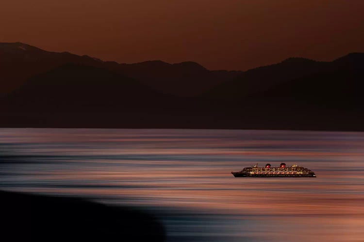 Ship on Surreal Ocean