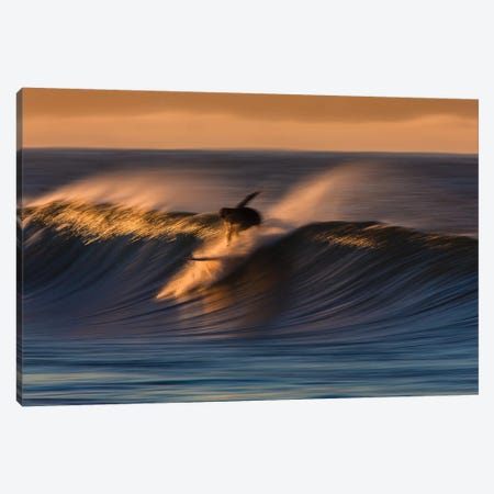 Surfer Take Off Canvas Print #ORI36} by David Orias Canvas Art Print