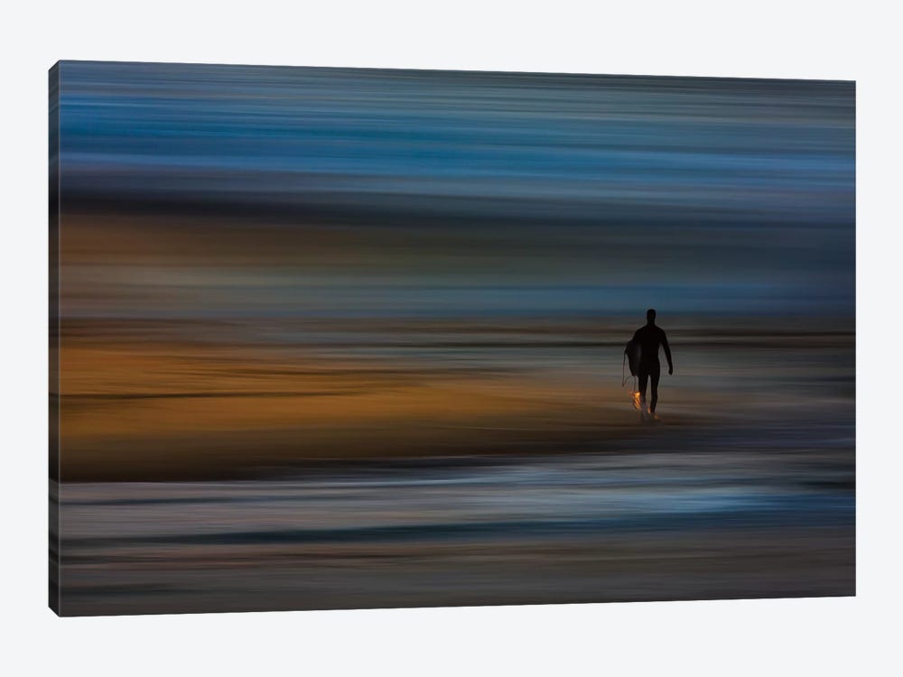 Walking Surfer by David Orias 1-piece Canvas Art