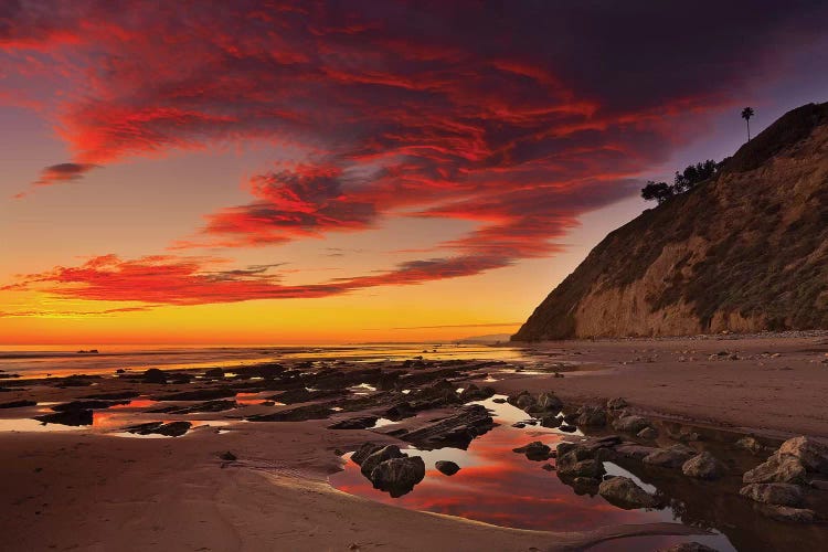 Califoria Beach at Sunset