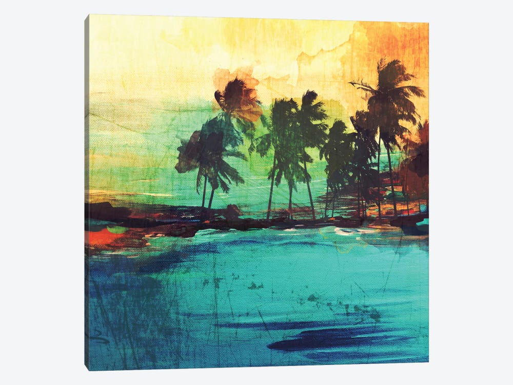 Palm Island VI by Irena Orlov 1-piece Canvas Art