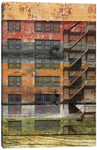 Building III Canvas Art Print - Urban Decay