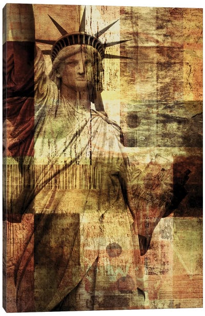 Statue Of Liberty Canvas Art Print - Irena Orlov