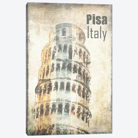 Tower Of Pisa Canvas Print #ORL116} by Irena Orlov Canvas Art Print
