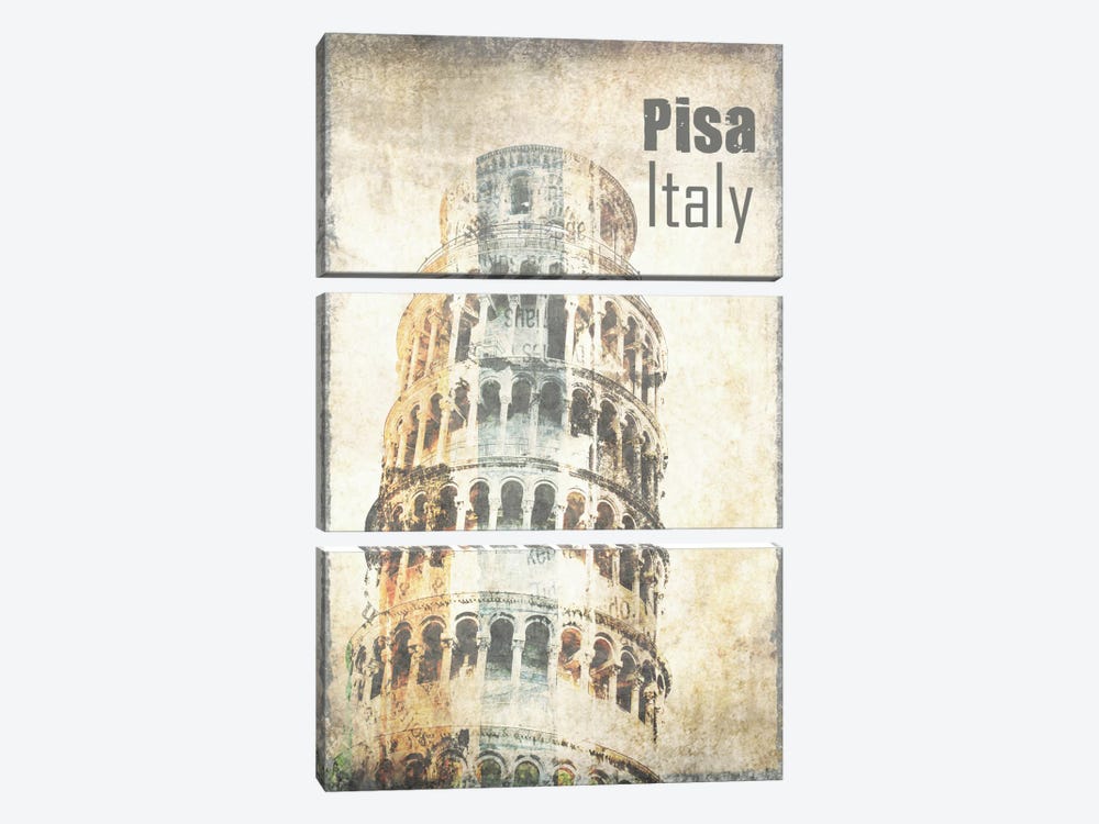 Tower Of Pisa by Irena Orlov 3-piece Art Print