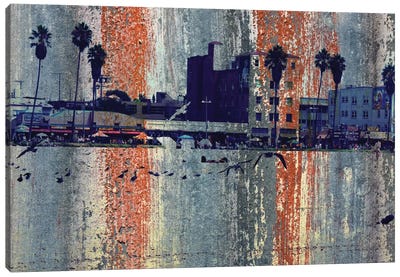 Venice Beach, Los Angeles Canvas Art Print - Industrial Art