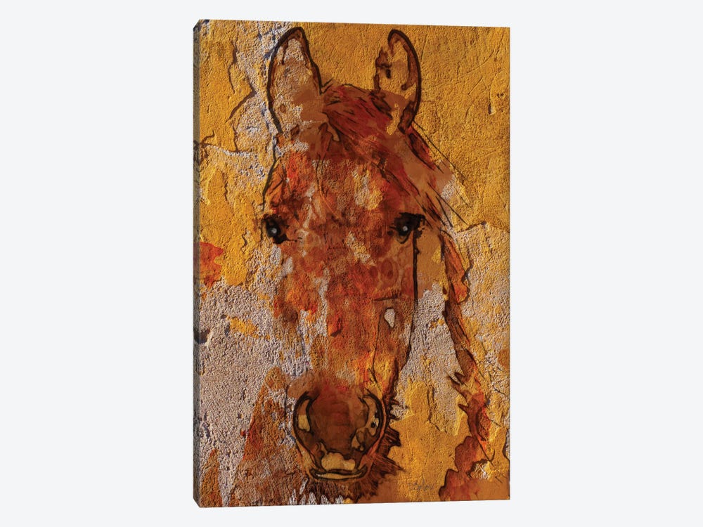 Yellow Horse 1-piece Art Print