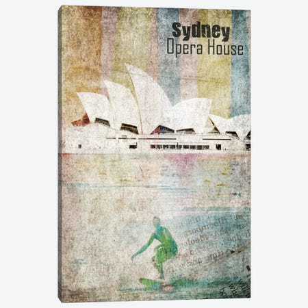 Opera House, Sydney Canvas Print #ORL137} by Irena Orlov Canvas Art Print