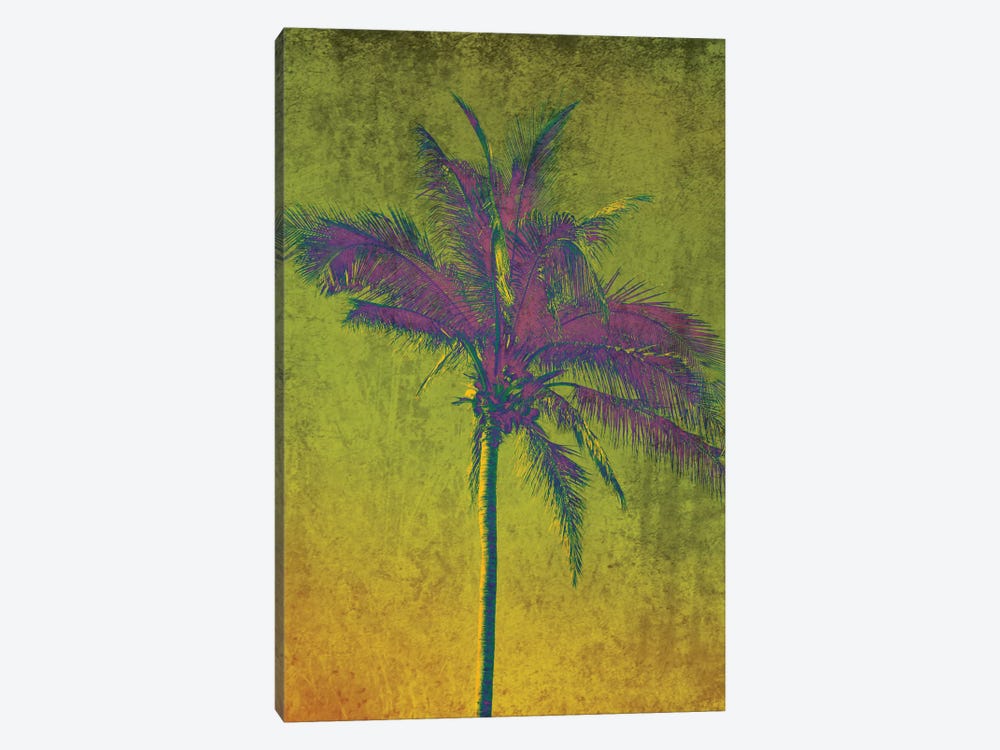 Purple Palm On Green by Irena Orlov 1-piece Canvas Art Print
