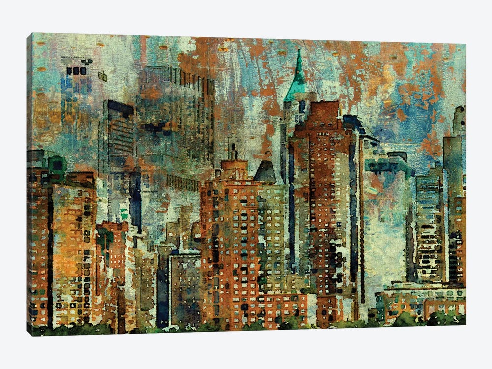 Colorful New York by Irena Orlov 1-piece Canvas Wall Art