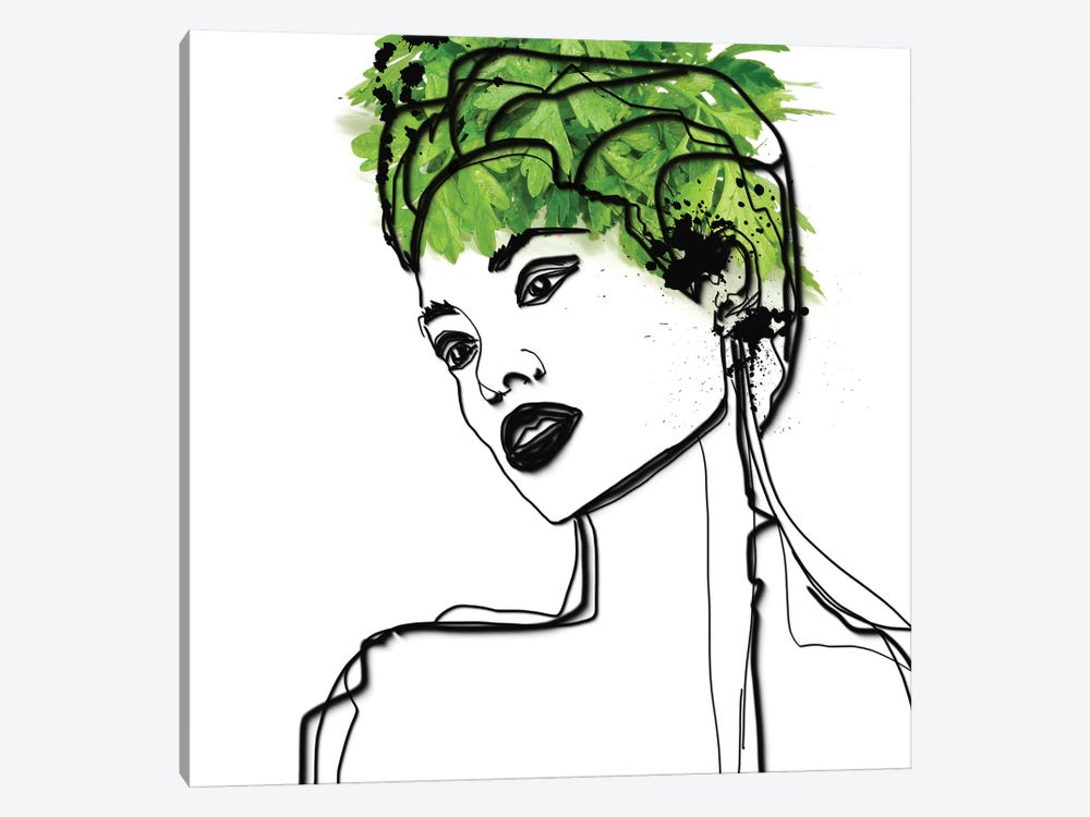 Green Beauty by Irena Orlov 1-piece Canvas Artwork