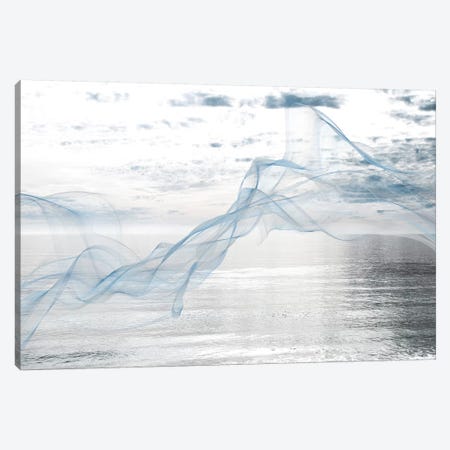 Silver Ocean Breeze V Canvas Print #ORL268} by Irena Orlov Canvas Artwork