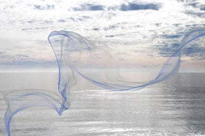 Silver Ocean Breeze XI by Irena Orlov framed wall art