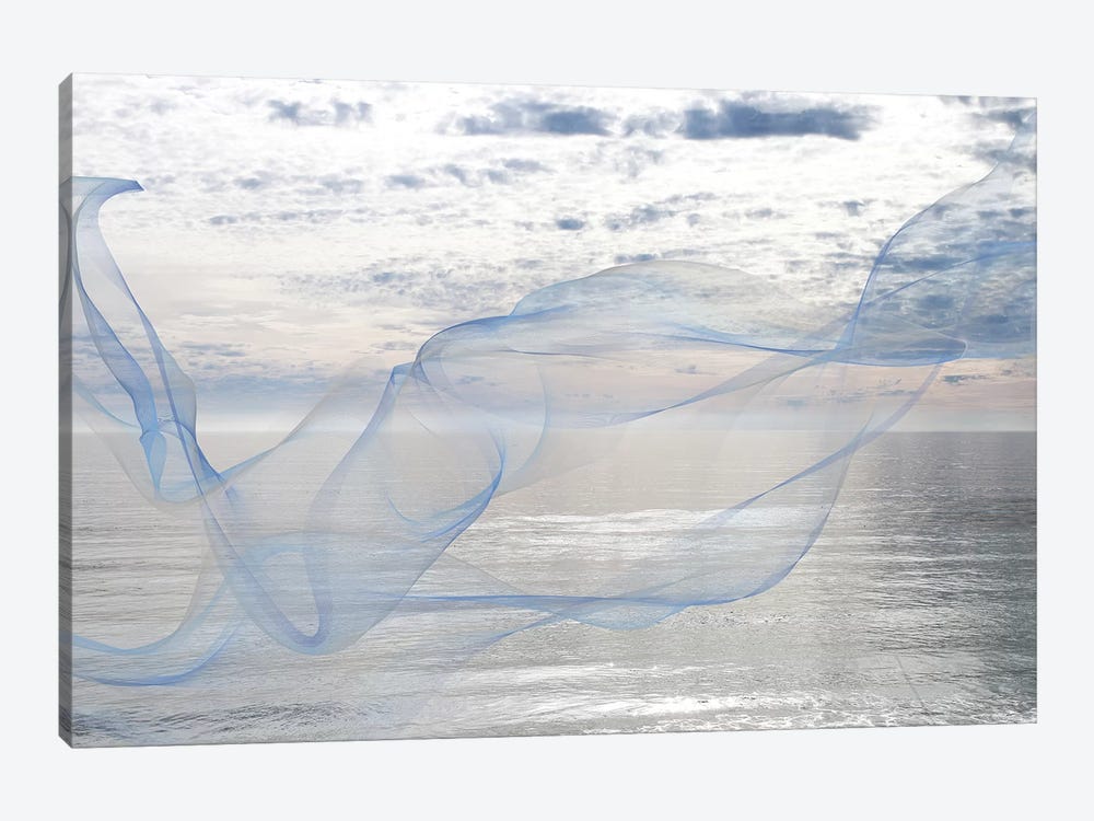 Silver Ocean Breeze 16 by Irena Orlov 1-piece Canvas Art Print