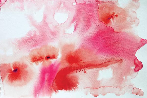 Coastal & Ocean Abstracts: Watercolor Coastal Abstract XXX by Irena Orlov