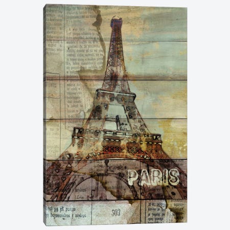La Tour Eiffel, Paris, France Canvas Print #ORL30} by Irena Orlov Canvas Art Print