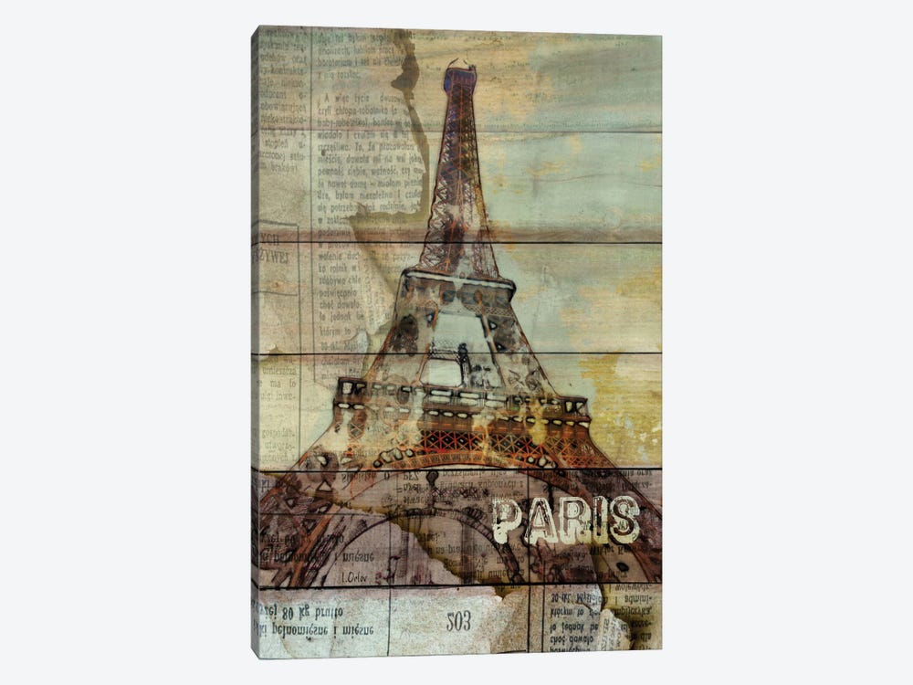 La Tour Eiffel, Paris, France by Irena Orlov 1-piece Canvas Art Print