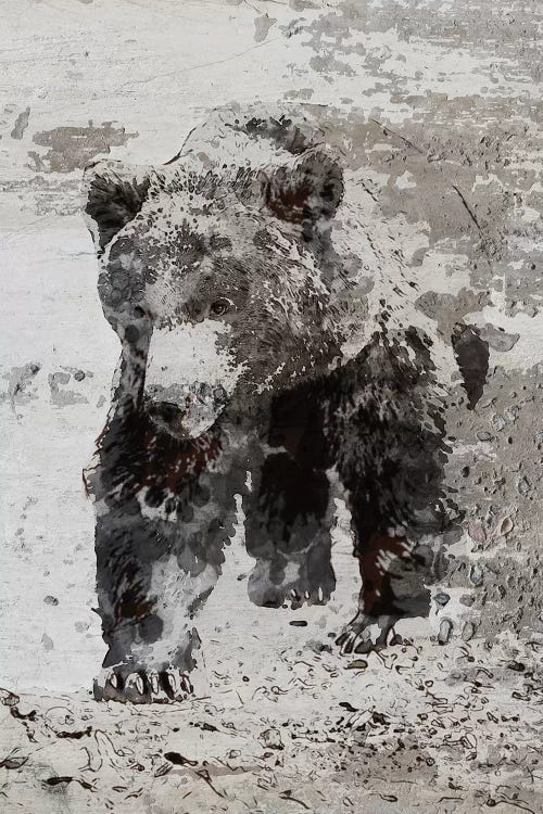Brown Bear Walking by Irena Orlov wall art