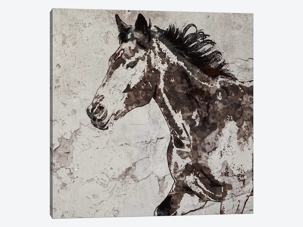 Galloping Horse III by Irena Orlov 1-piece Canvas Wall Art